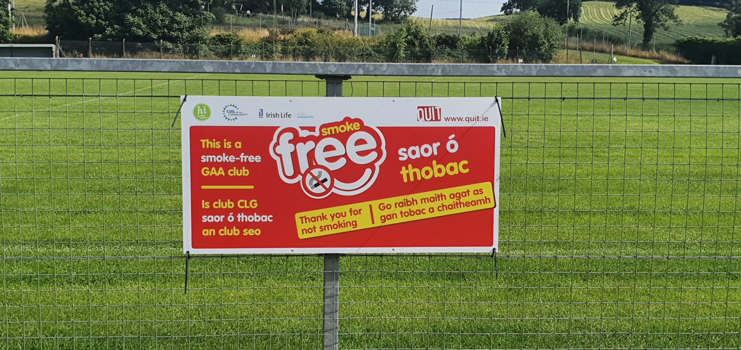Páirc Mhic Eoin and Centre  becomes a Smoke Free Zone