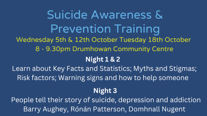 Suicide Awareness and Prevention Training